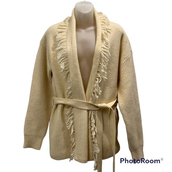 JOE Fresh tasseled belted cardigan size medium - Picture 1 of 11